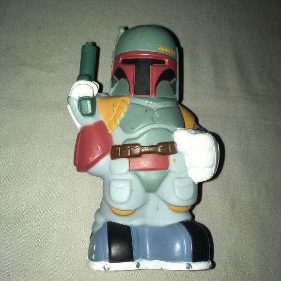 Star Wars Boba Fett 2008 Vinyl Plastic Bath Toy Lucasfilm Ltd Used See Info - Picture 2 of 7